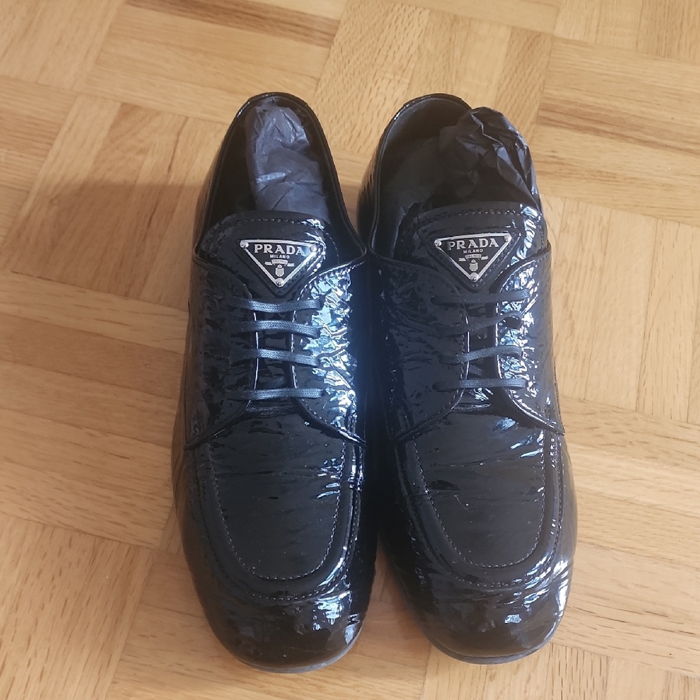Prada Patent Oxfords